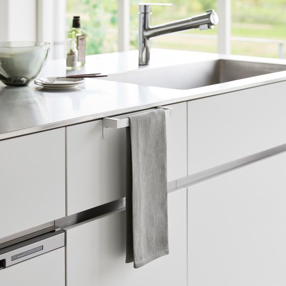 【タワー/tower】滑り落ち防止キッチンタオルハンガーバー