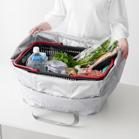 ファスナーを開けばレジかごバッグに