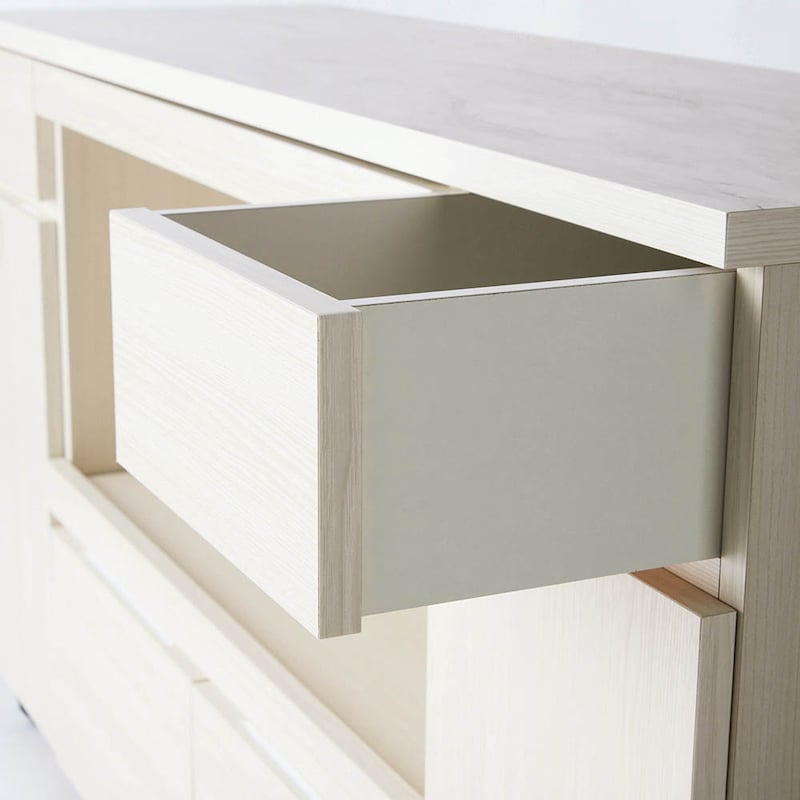 上段引き出しアップ