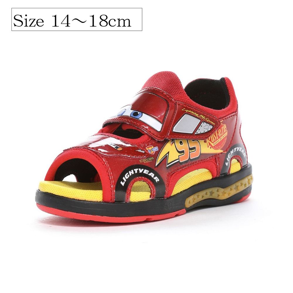 【ディズニー/Disney】かかとが光るキッズサンダル「カーズ」