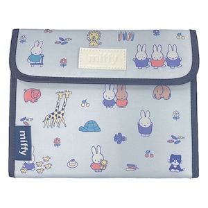 【ミッフィー/miffy】通帳・母子手帳などが入る!ワンタッチテープのジャバラマルチケース「ミッフィー」