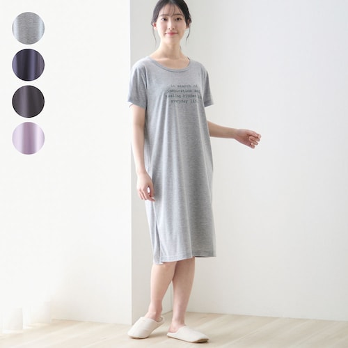 半袖ロングワンピース【薄手で涼しい】
