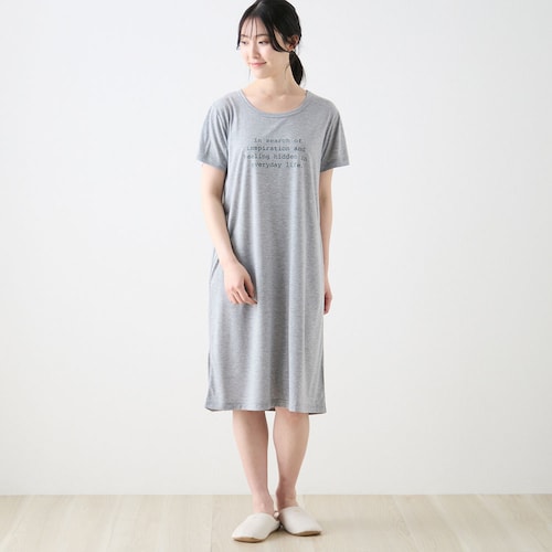 半袖ロングワンピース【薄手で涼しい】