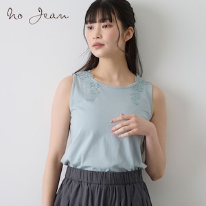 【ノージーン/NO JEAN】バックレース使いタンクトップ