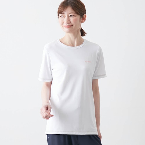 接触冷感ストレッチ鹿の子半袖Ｔシャツ