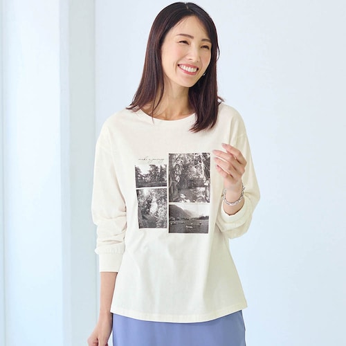 フォトグラファー・かくたみほさんコラボゆったりロングTシャツ