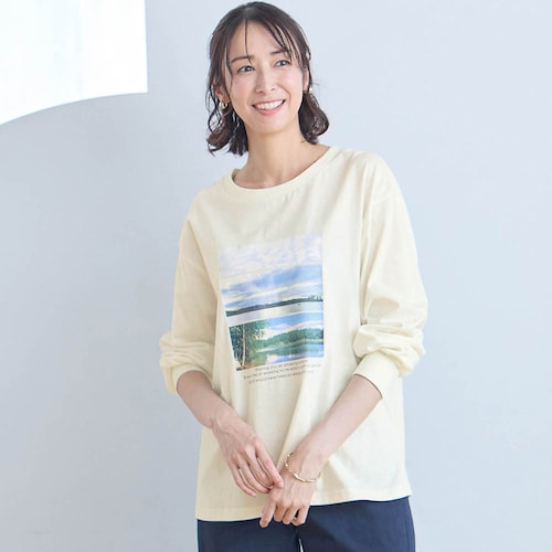 フォトグラファー・かくたみほさんコラボゆったりロングTシャツ