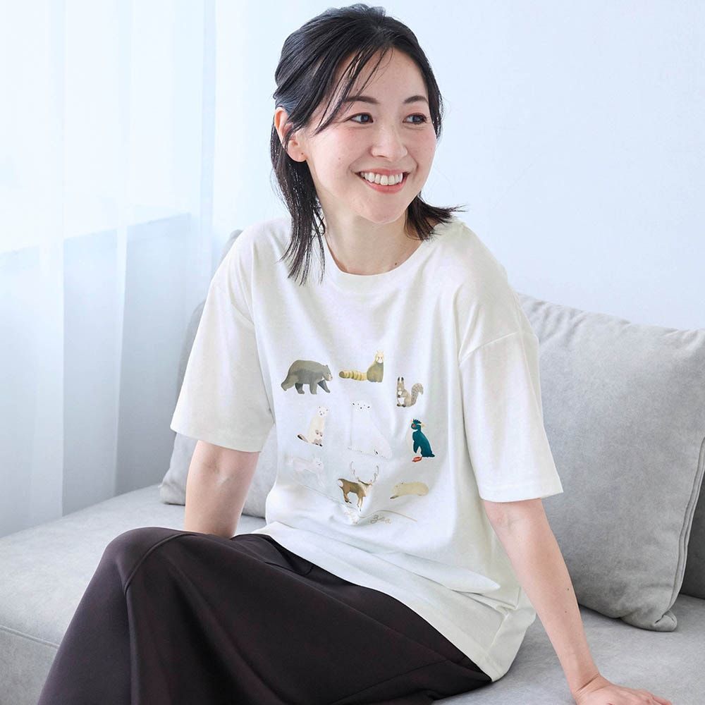 旭山動物園】プリントTシャツ(ラ・フィット/la*fite)｜通販の