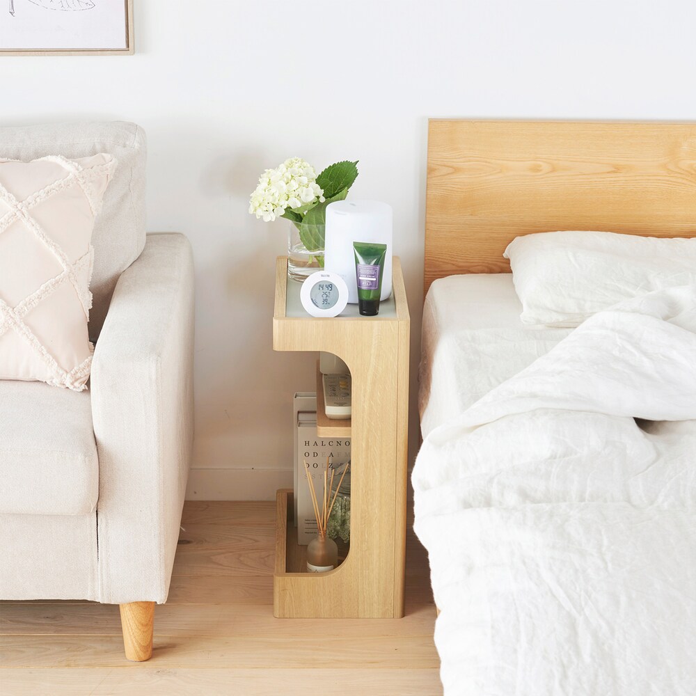 【ベルメゾン】収納力のあるサイドテーブル