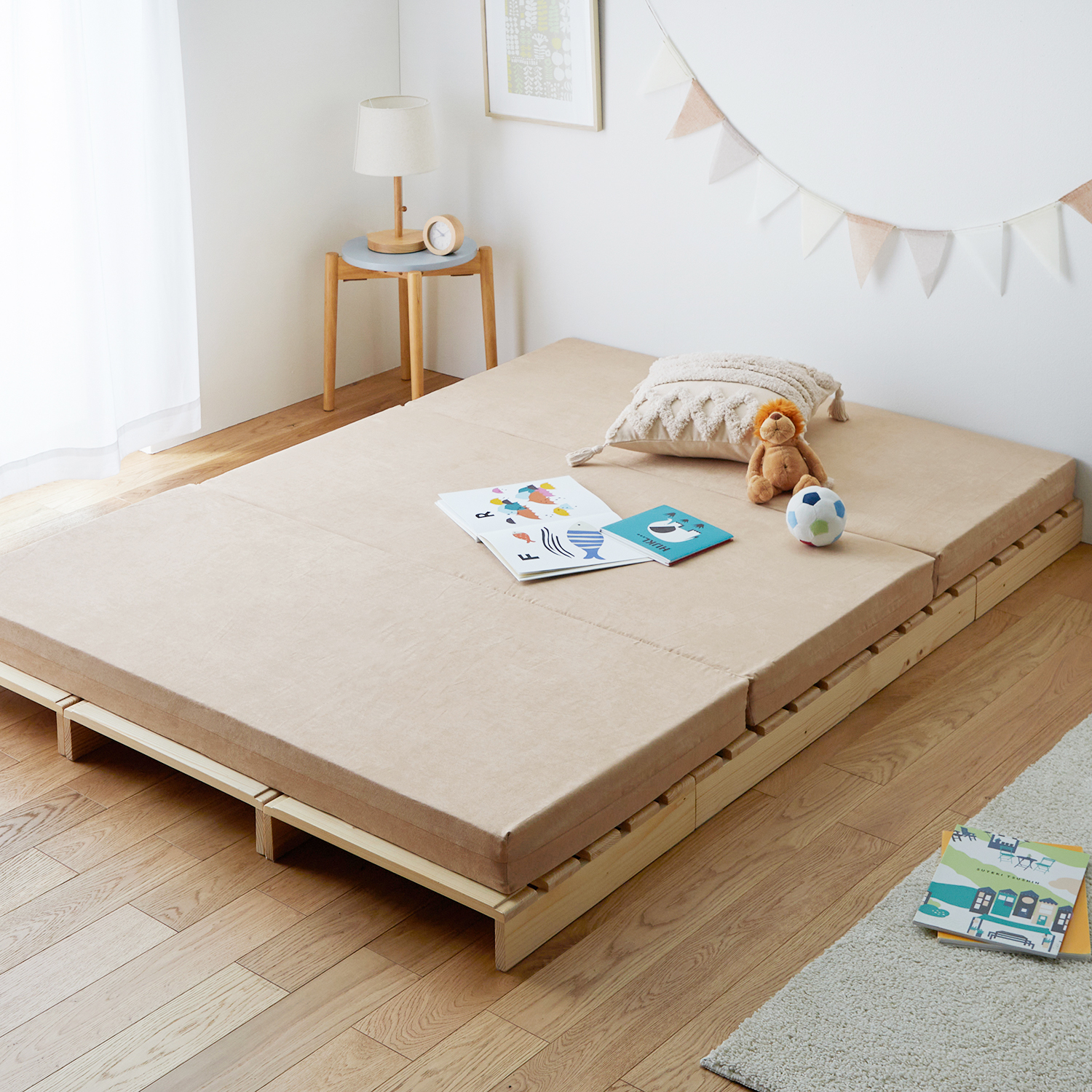 【ベルメゾン】三つ折れウレタンマットレス 【ベルメゾン】三つ折れウレタンマットレス