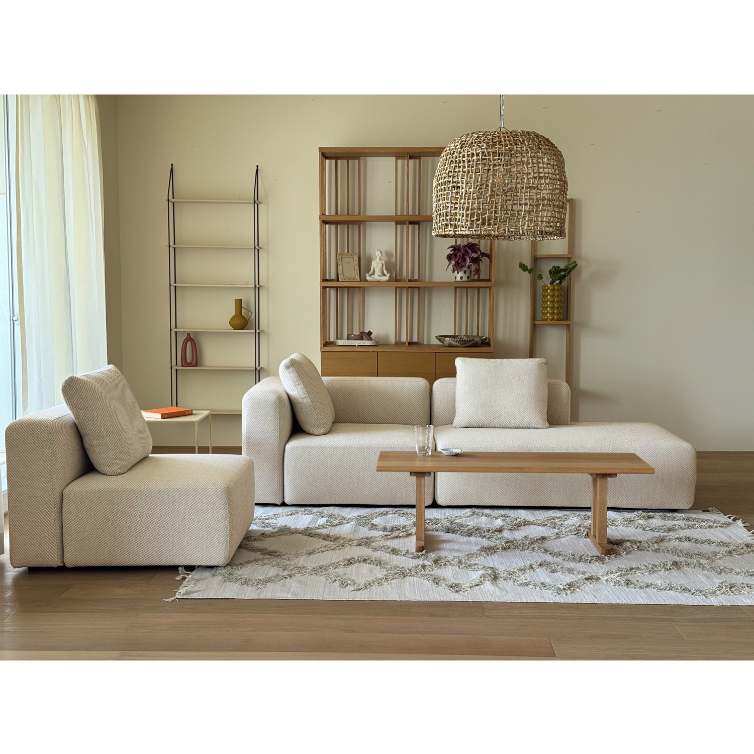 【高野木工/TAKANO MOKKOU】組み合わせて使えるカバーリングユニットソファ― 【SUMOWA/スモワ】