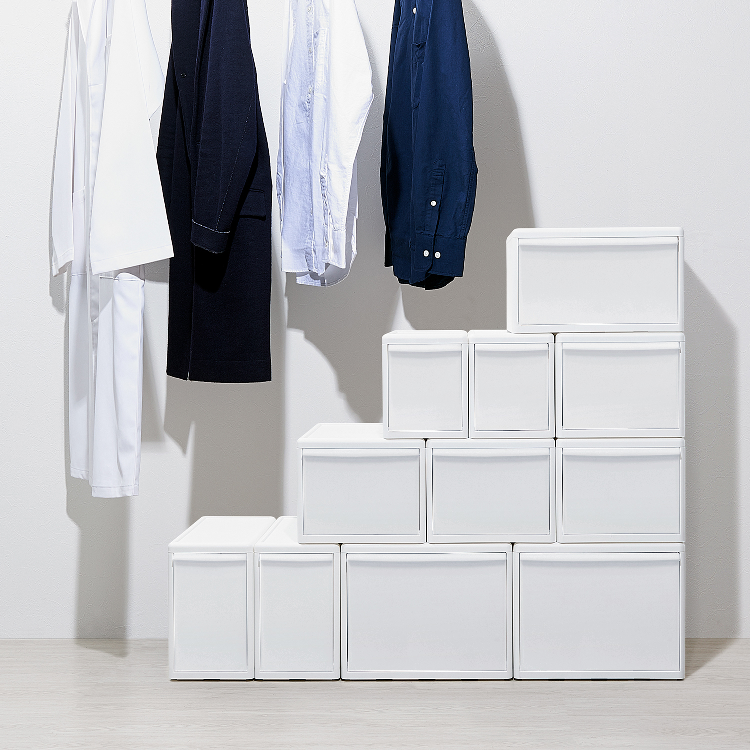 【ベルメゾン】組み合わせて使える収納ケース