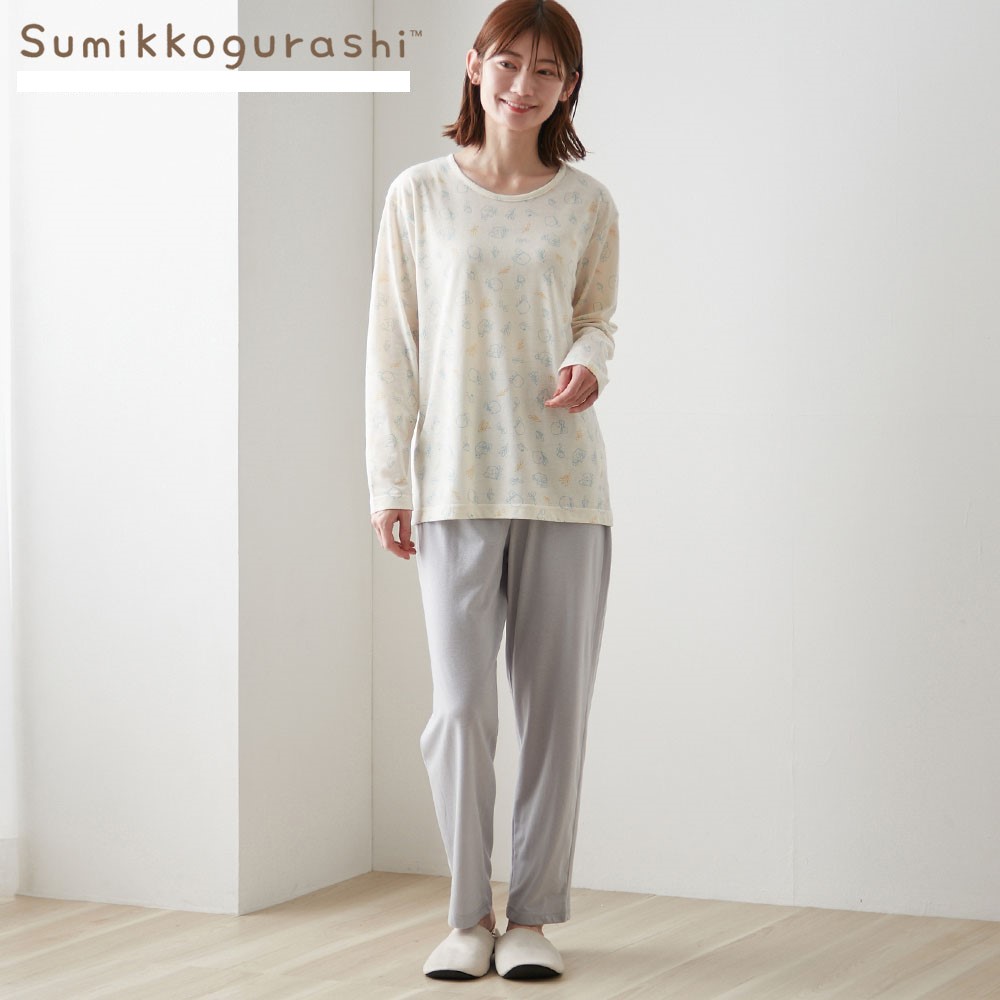 【すみっコぐらし】プリント長袖パジャマ「すみっコぐらし」