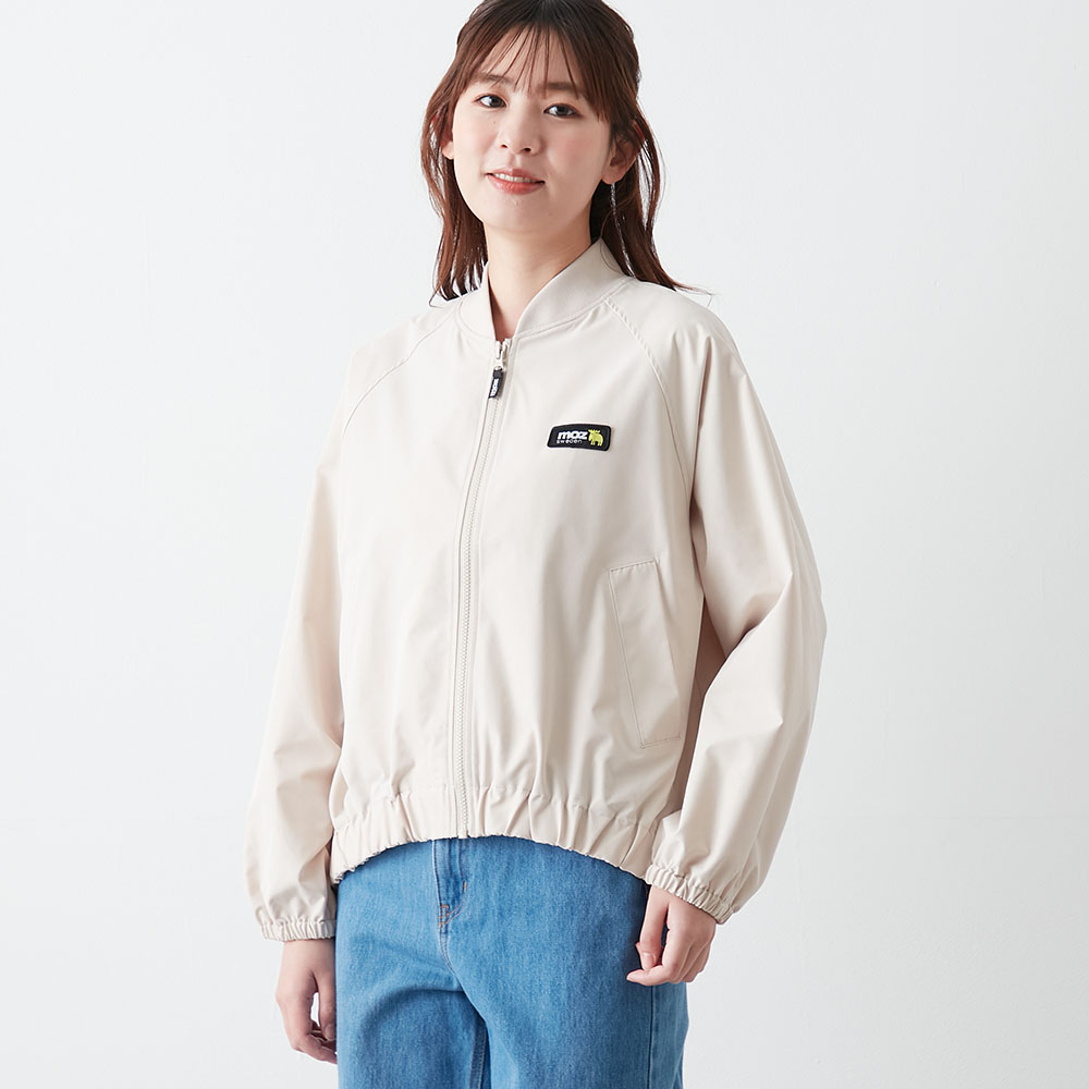 【モズ/moz】ジップギャザーブルゾン