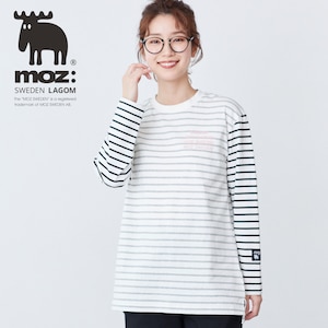 【モズ/moz】ロゴ長袖Tシャツ