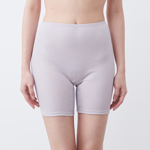 すぅーコットン3分丈ボトム【吸水速乾】 【日本製】