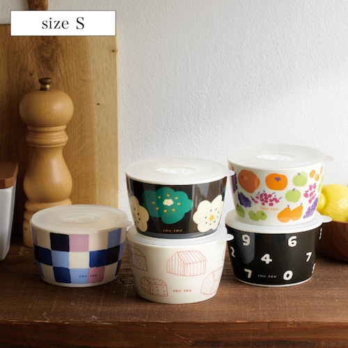 【定期お届け】 「SOU・SOU」器になる保存容器S ：5回シリーズ