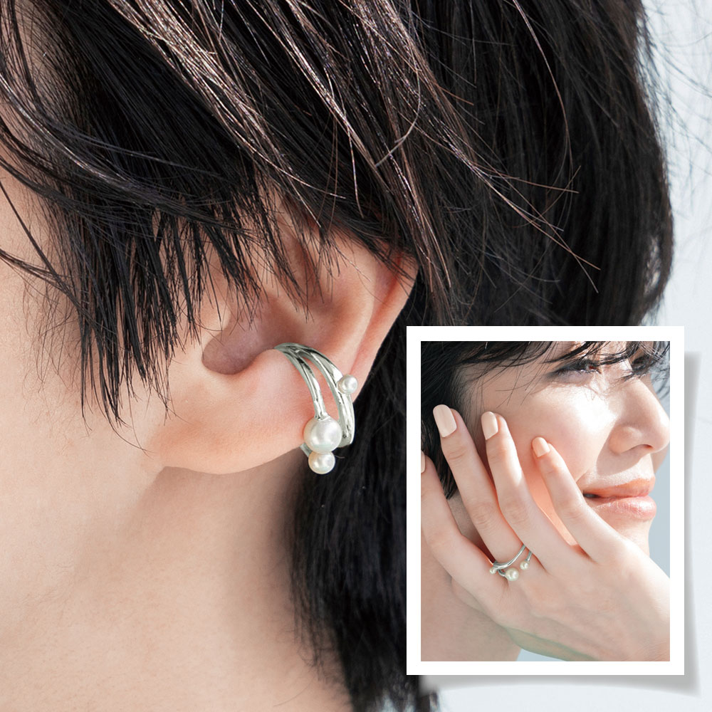 【定期お届け】 リングにもなるイヤーカフ :4回シリーズ 【定期お届け】 リングにもなるイヤーカフ :4回シリーズ