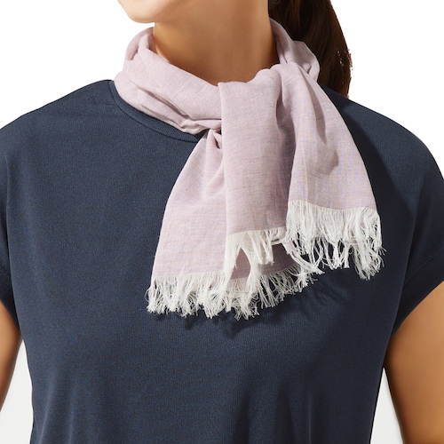 汗も拭ける手ぬぐいガーゼスカーフ２色組