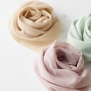 パープル系×グレージュ系