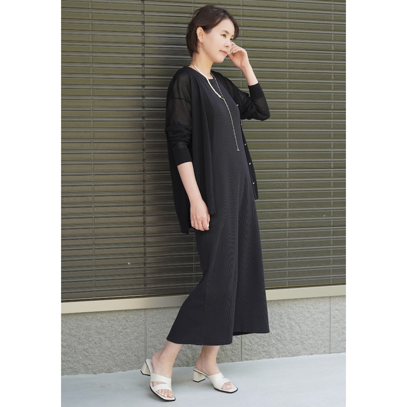 モデル身長171cm／L・ロング丈（身丈128cm）