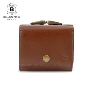 【ベリーズヨーク/BELLIES YORK】本革三つ折り財布(イタリアンレザー使用)