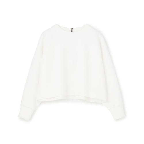 【オンワード樫山 UNFILO/アンフィーロ】 BEAUTY FORM JERSEY クロップド トップス