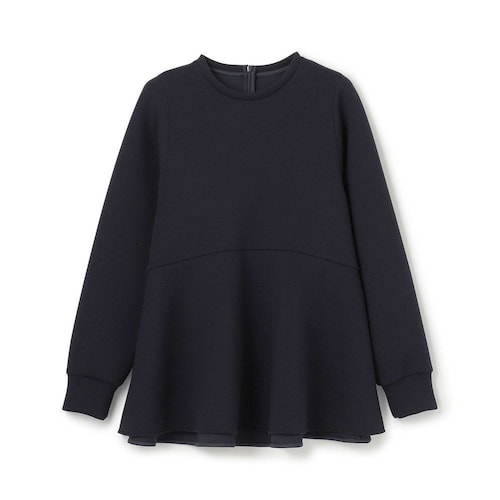 【オンワード樫山 UNFILO/アンフィーロ】 BEAUTY FORM JERSEY ペプラム トップス