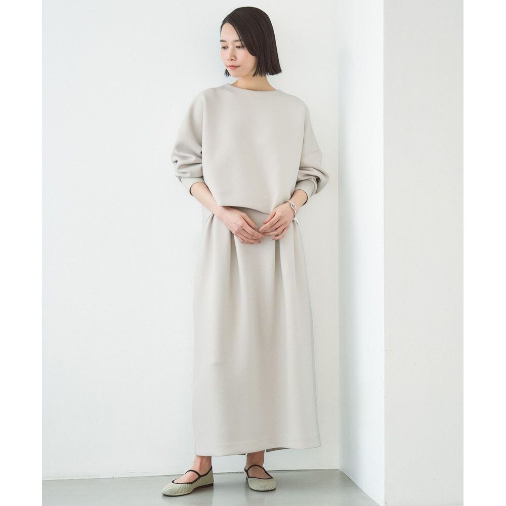 【オンワード樫山】【UNFILO/アンフィーロ】 BEAUTY FORM JERSEY コクーン スカート