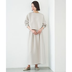 【ベルメゾン】【オンワード樫山 UNFILO/アンフィーロ】 BEAUTY FORM JERSEY コクーン スカート
