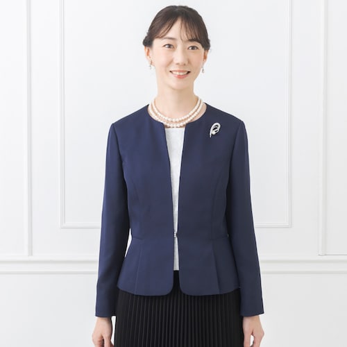 お家で洗える！胸当て付きジャケット