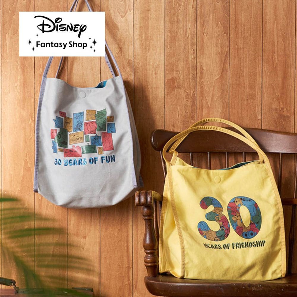 【ディズニー/Disney】【映画公開30周年】 内生地プリントのキャンバストートバッグ「トイ・ストーリー」