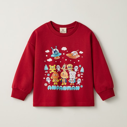 アンパンマン プリント裏毛スウェットシャツ 【ベビー服】