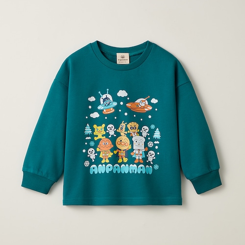 アンパンマン プリント裏毛スウェットシャツ 【ベビー服】