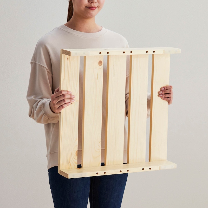 パレットが分割しているので持ち運びしやすい