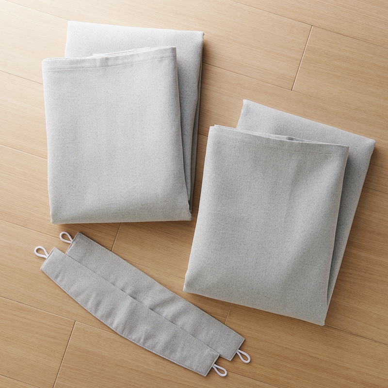 セット内容／一窓分（カーテン2枚＋タッセル2本）　※カーテンクリップは別売　