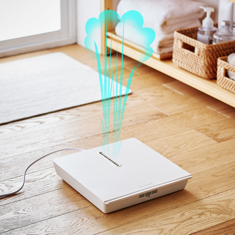 【ベルメゾン】お風呂あがりに爽快!乗れる扇風機