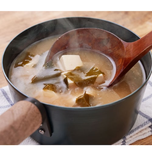 不足しがちな鉄分をお味噌汁から摂取！鉄のお味噌汁パン 【IH/ガス火対応】