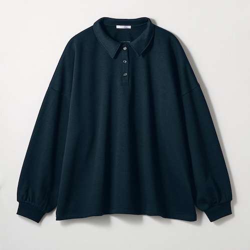 袖切替え裏起毛ポロスウェットプルオーバー 【子供服 長袖】