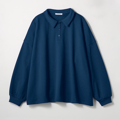 袖切替え裏起毛ポロスウェットプルオーバー 【子供服 長袖】