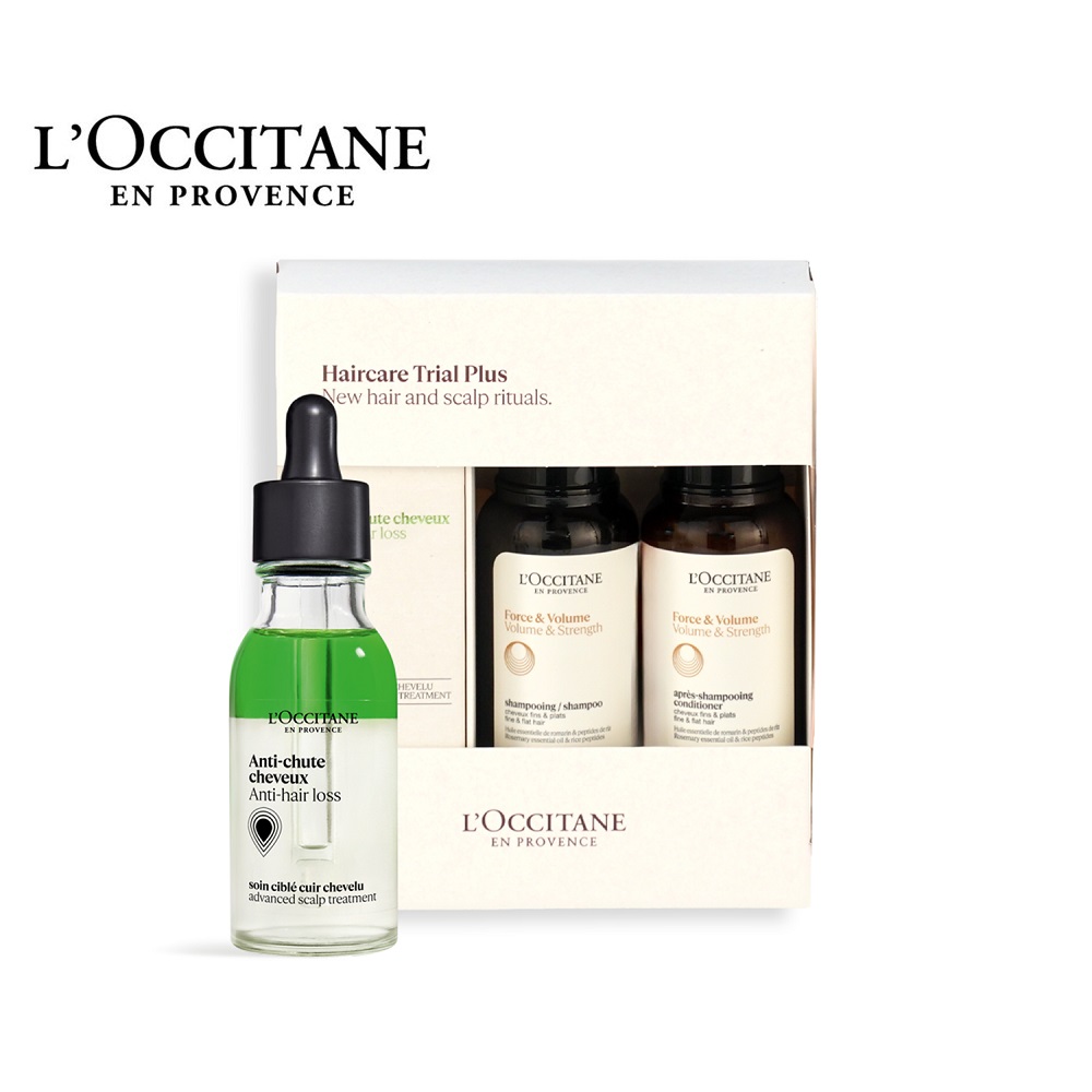 【ロクシタン/L'OCCITANE】【ボックス入り】ボリューム & ストレングス トライアルプラス 【ボリュームケア】(ヘアケア)