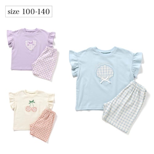 ガーリーモチーフかぶりコーディネートセット【子供服】