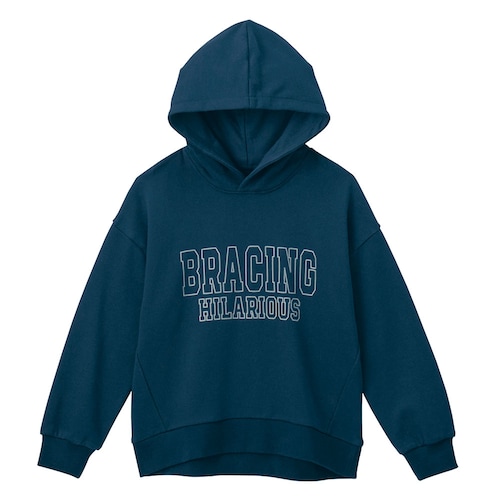 ロゴプリント裏毛長袖スウェットパーカ 【子供服 長袖】