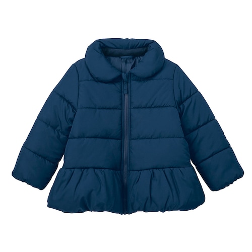 かるっ！な首回りあったか撥水中わたペプラムジャケット 【子供服 防寒】