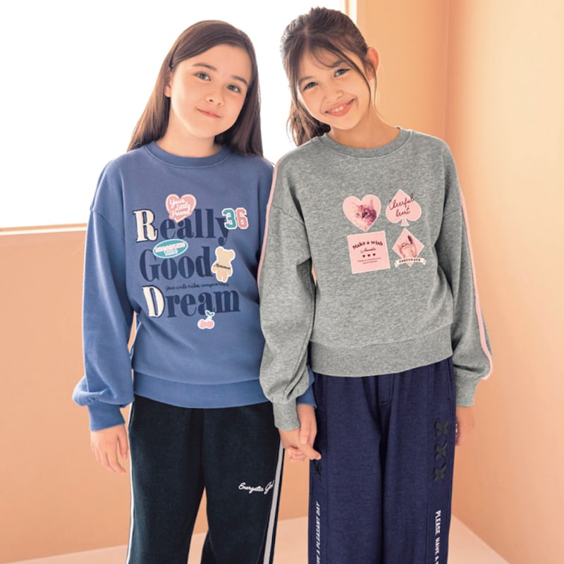 左)140cm・140、右)杢グレー／141cm、140