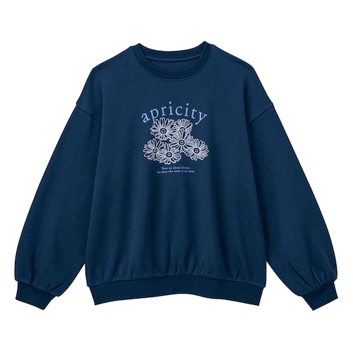 選べるプリント裾ギャザー裏毛プルオーバー 【子供服 長袖】