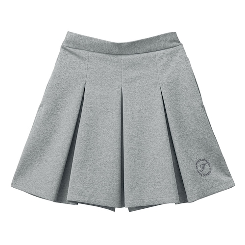 スカート見えタックプリーツダンボールニットキュロット 【子供服】