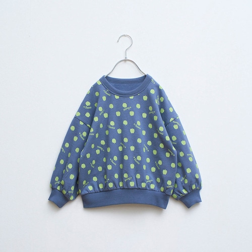 マイニチお洗濯してもよれにくい総柄裏起毛プルオーバー