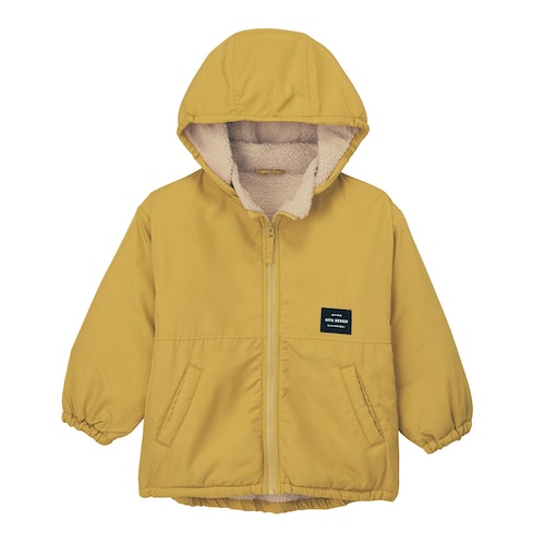 ちょうどいい厚みの裏ボアジャケット 【子供服 防寒】