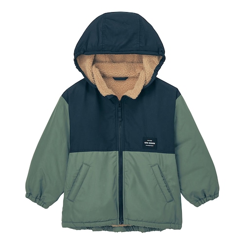 ちょうどいい厚みの裏ボアジャケット 【子供服 防寒】